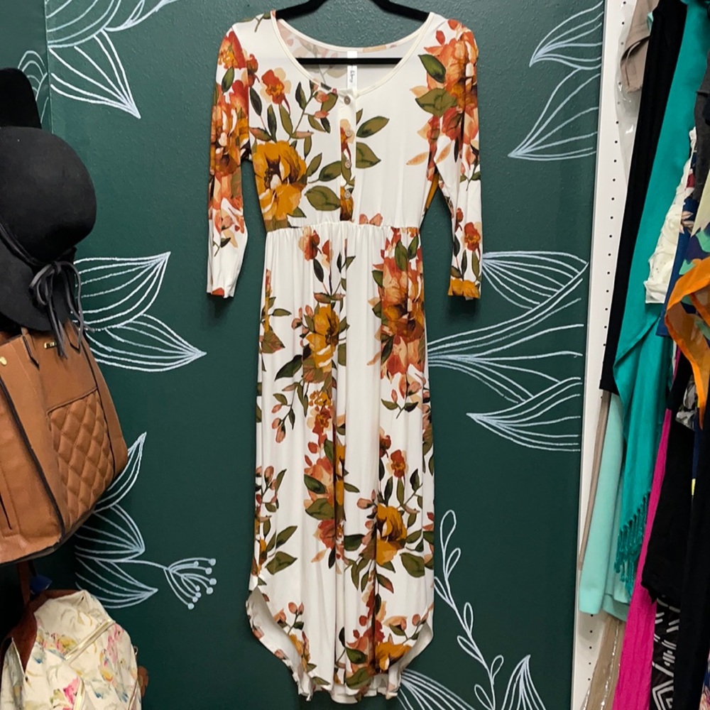 Fall high low dress